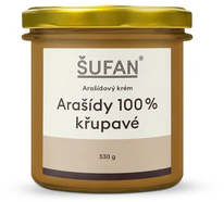 Křupavé arašídové máslo 330g Šufan